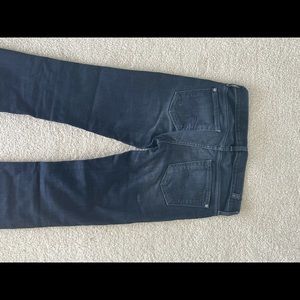 7 for all mankind dark wash straight leg jeans